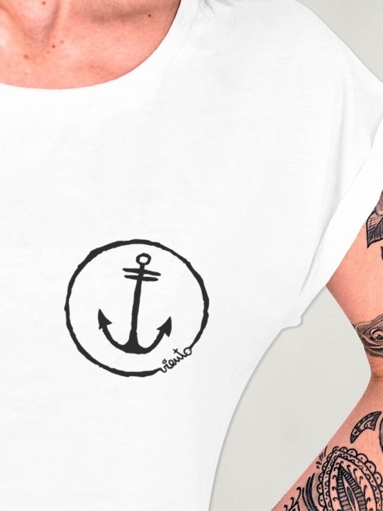 Camiseta de Mujer Blanca Viento Team