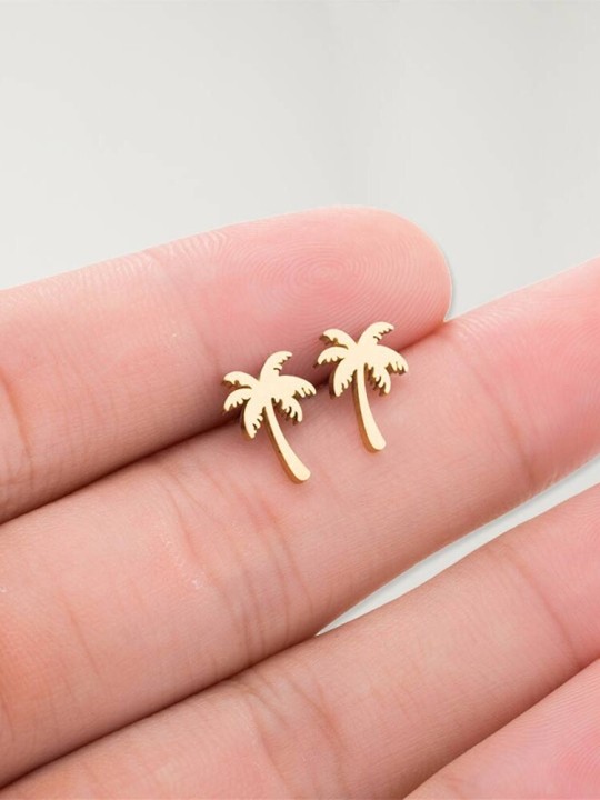 Orecchini d'oro Golden Palm