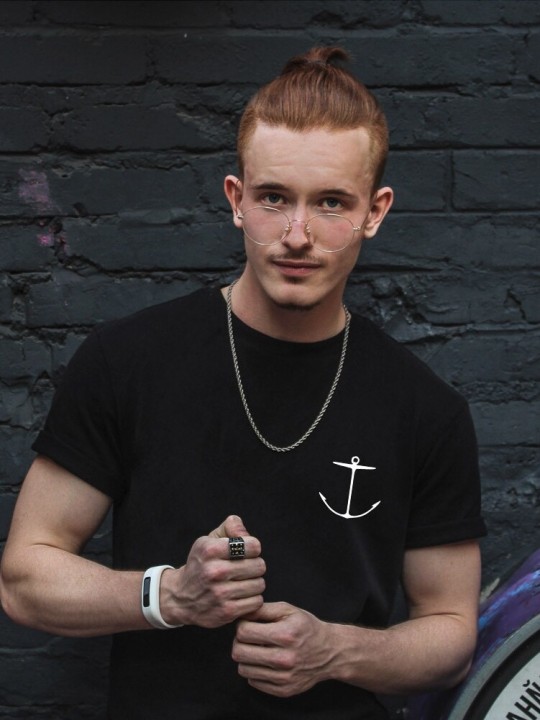 T-shirt Homme Noir Pipe Spot