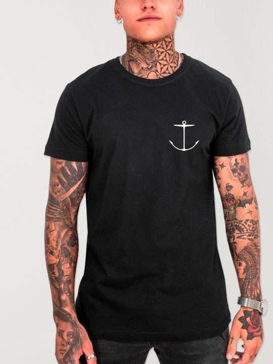 T-shirt Homme Noir Pipe Spot