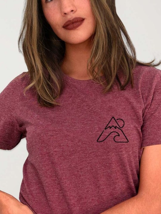 Camiseta Unisex Burdeos Frontier