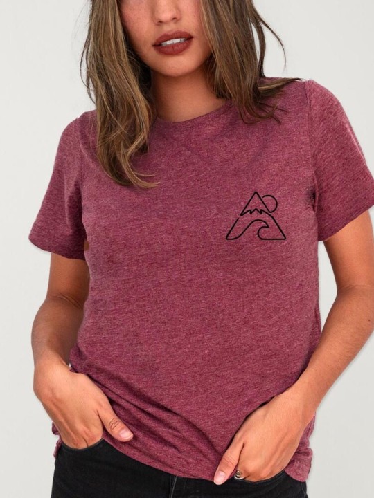 Camiseta Unisex Burdeos Frontier