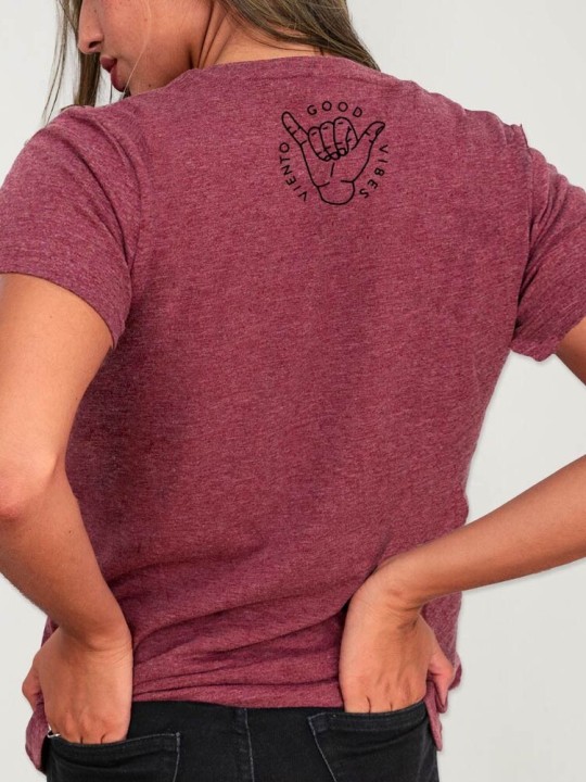 Camiseta Unisex Burdeos Frontier