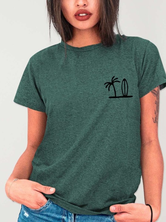 Camiseta Unisex  Verde Ohana