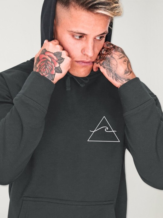 Men Hoodie Dark Lead Current