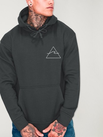 Men Hoodie Dark Lead Current