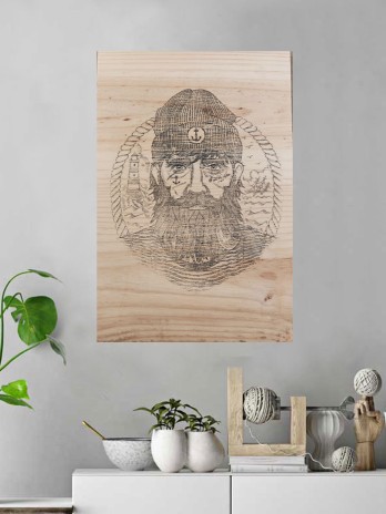 Tabla de Madera Transfer Real Captain