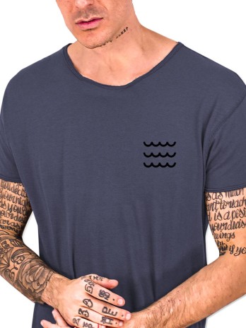 T-shirt Homme Encolure dégagée Océan Swell