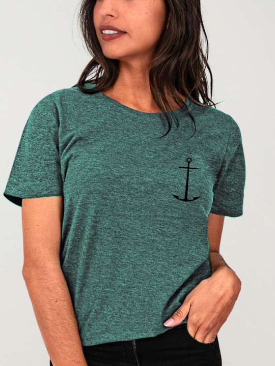 T-shirt Unisex Grün Black Point