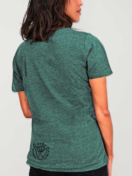 T-shirt Unisex Grün Black Point