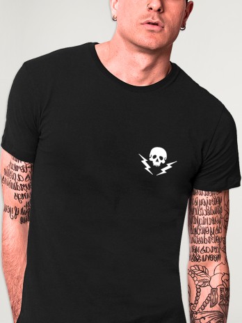 Maglietta Uomo Nera Rebel