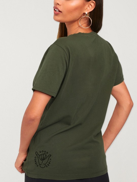 T-shirt Unisex Khaki Aloha