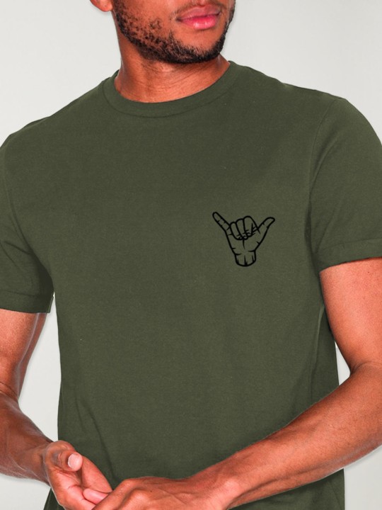 T-shirt Herren Khaki Aloha  OUTLET